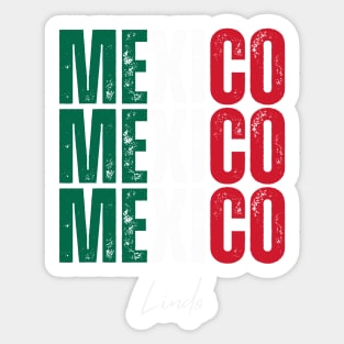 Mexico flag, mexican flag Sticker